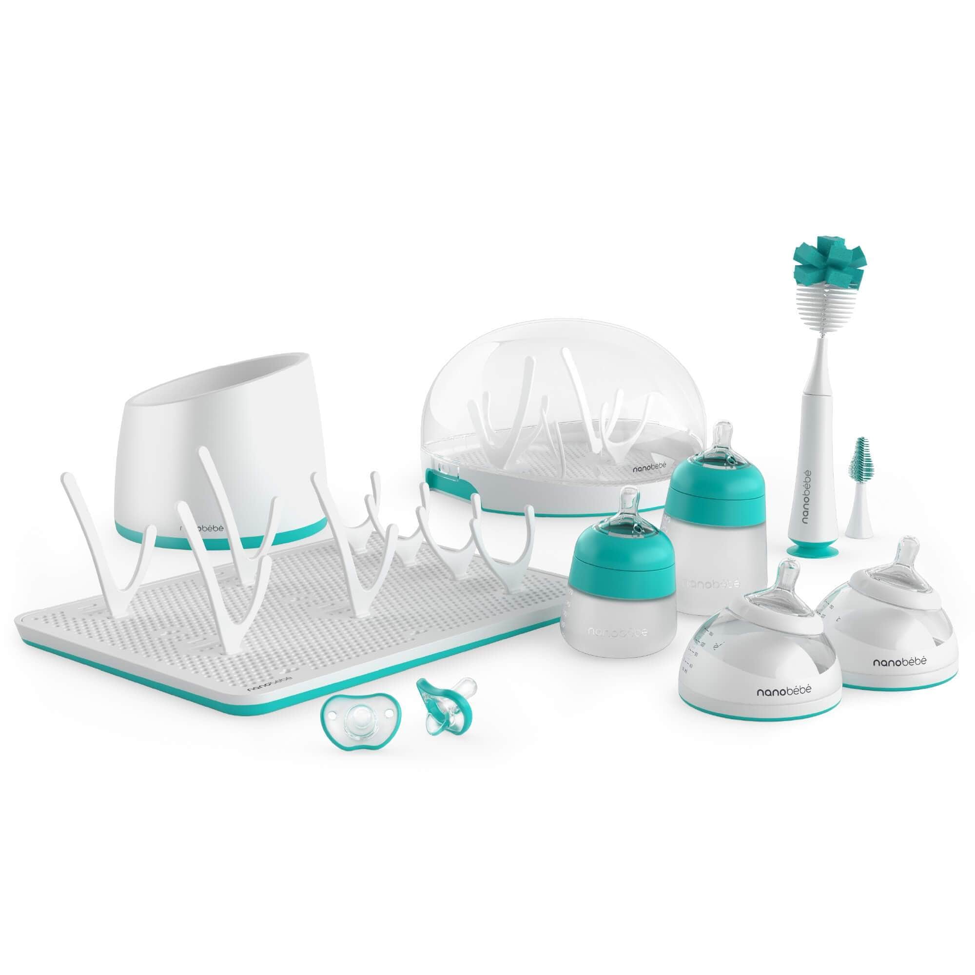 Nanobebe AI Inc - Vente Set de vaisselle – bébé - Ensemble d'alimentation au biberon Ultimate pour nouveau-né0