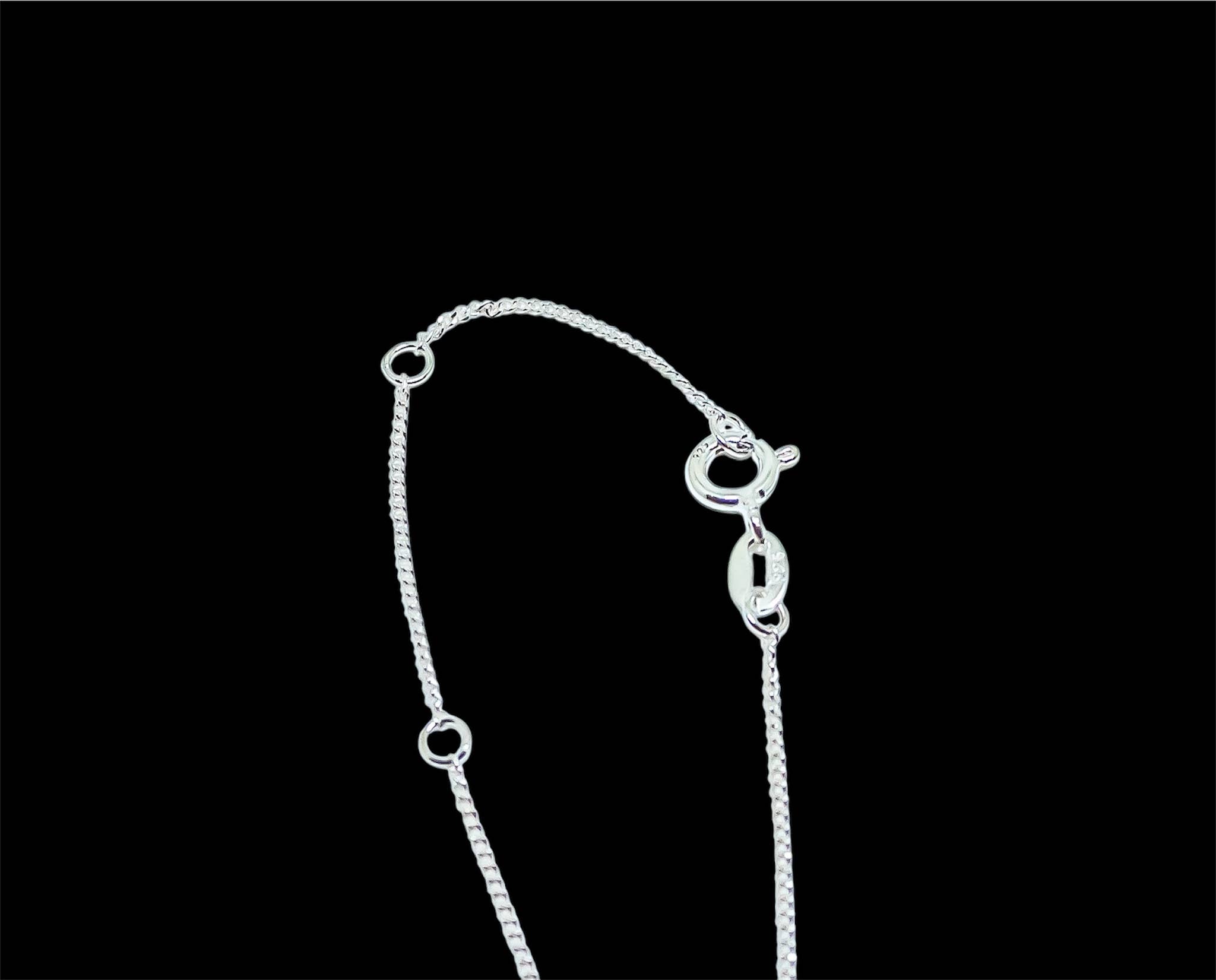 Quasar Gems USA - Wholesale Link & Chain Necklace - Sterling Silver Chain Adjustable 18-20 Inches1