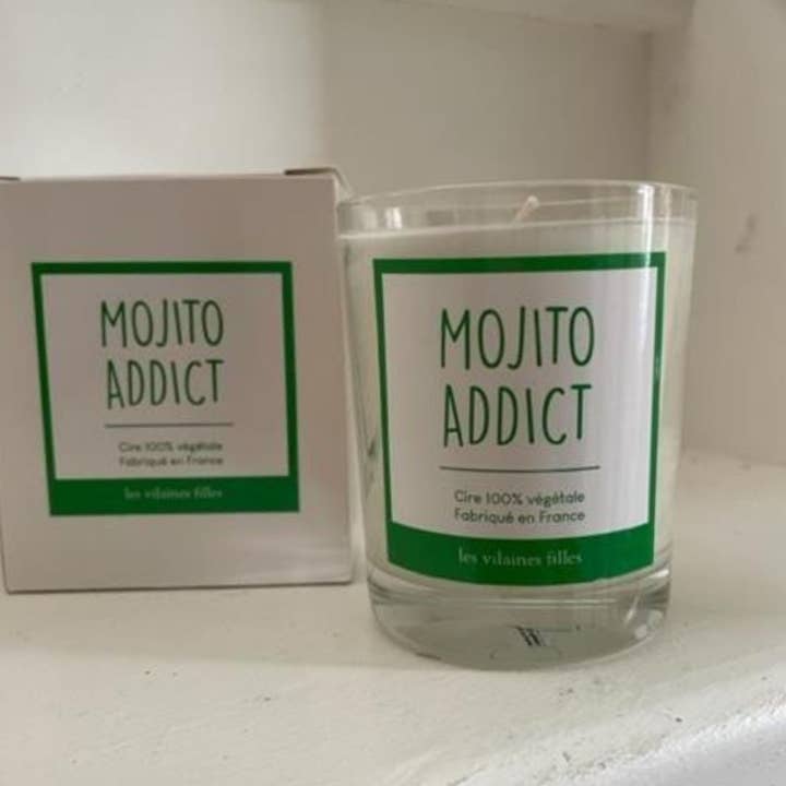 Les Vilaines Filles - Wholesale Jar/Filled Candle - "Mojito Addict" Candle1