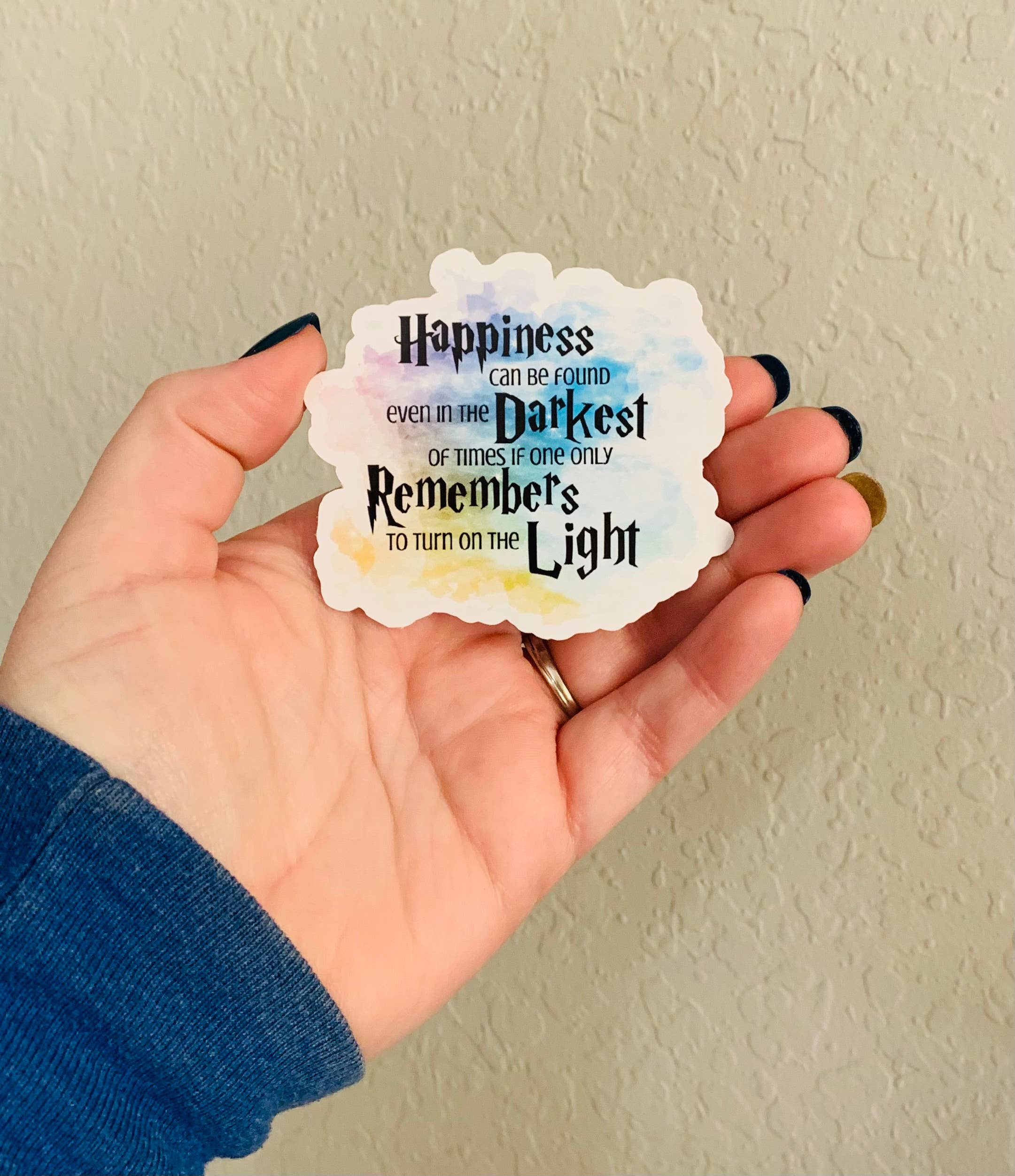 Oily Graphic Creations - Wholesale Sticker - Happiness- Harry Potter Sticker and Magnet