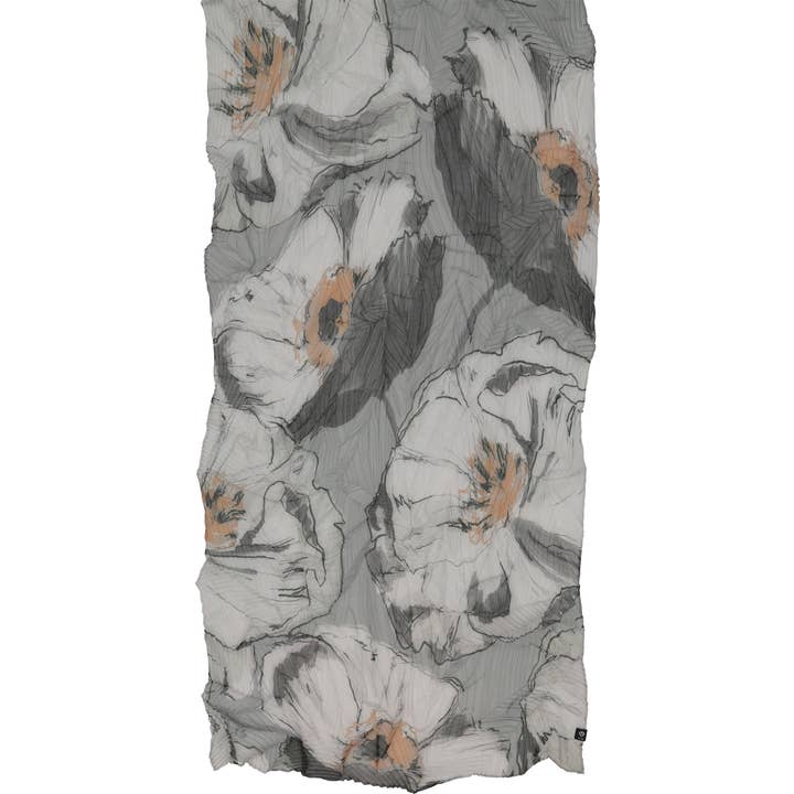 FRAAS - The Scarf Company - Wholesale Scarf - Women's - Botanical Floral Eco Plisse11