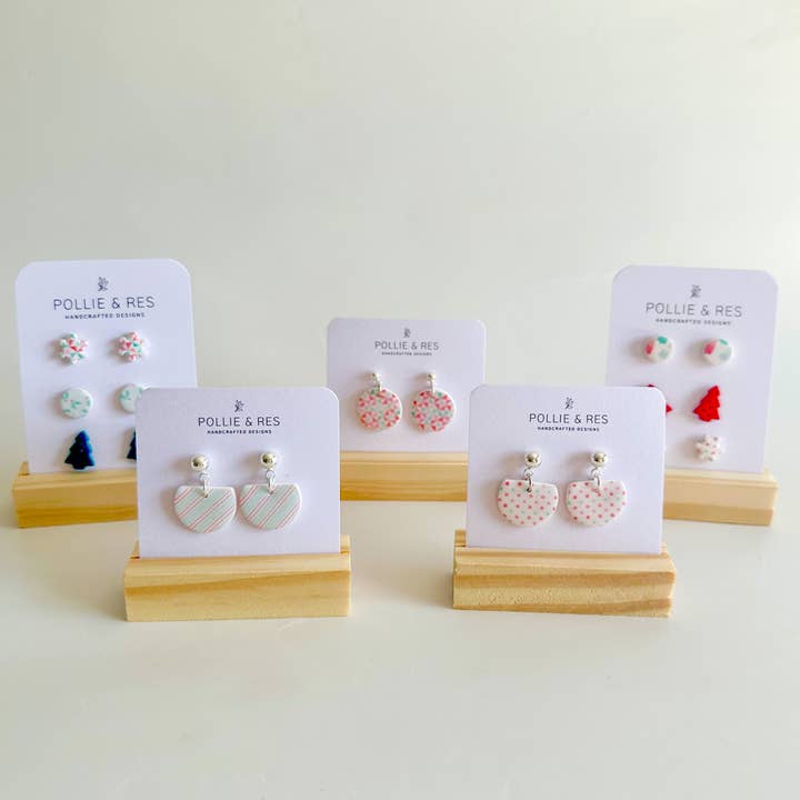 Pollie & Res - Wholesale Jewellery stand & display - 5- piece Earring Displays2