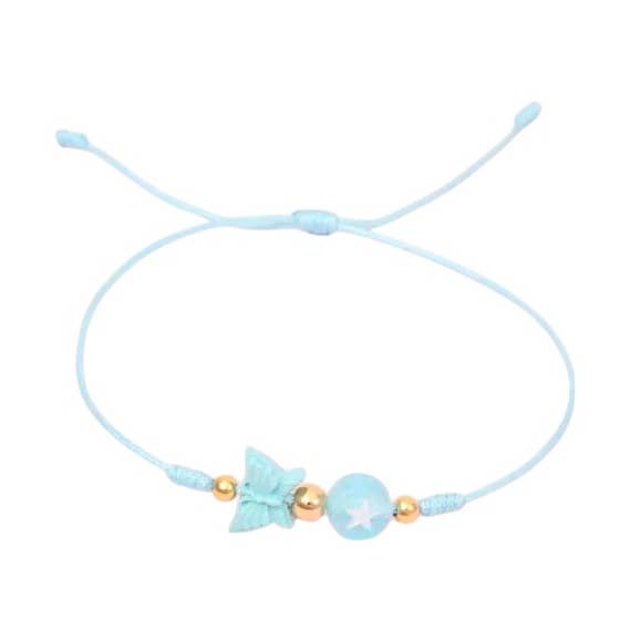 Boutique Femade ® – wholesale Manschettarmband – Blå fjärilsarmband0