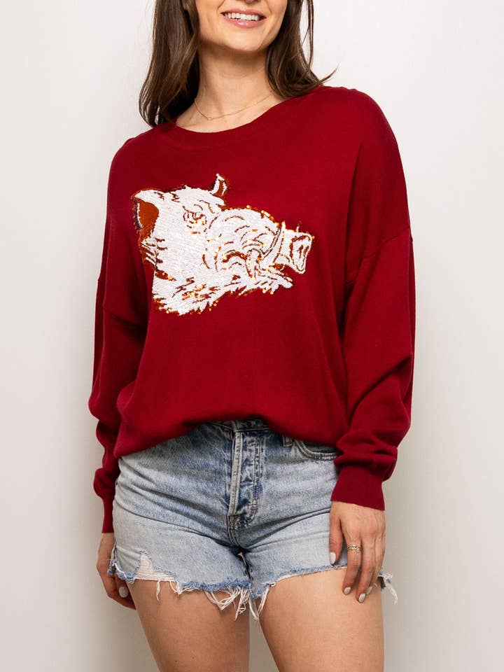 Oversized Hog Sweater for wholesale by Sparkle City
