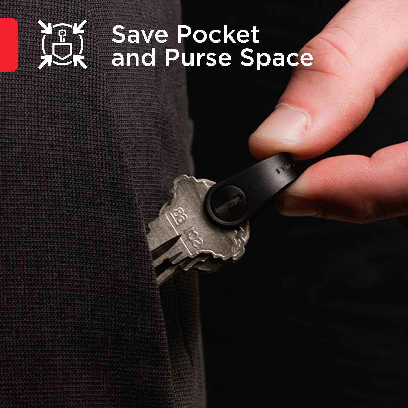 KeySmart / STATIK - Venta al por mayor Llavero - Unisex - KeySmart® Mini | Porta hasta 5 llaves más mando de coche6