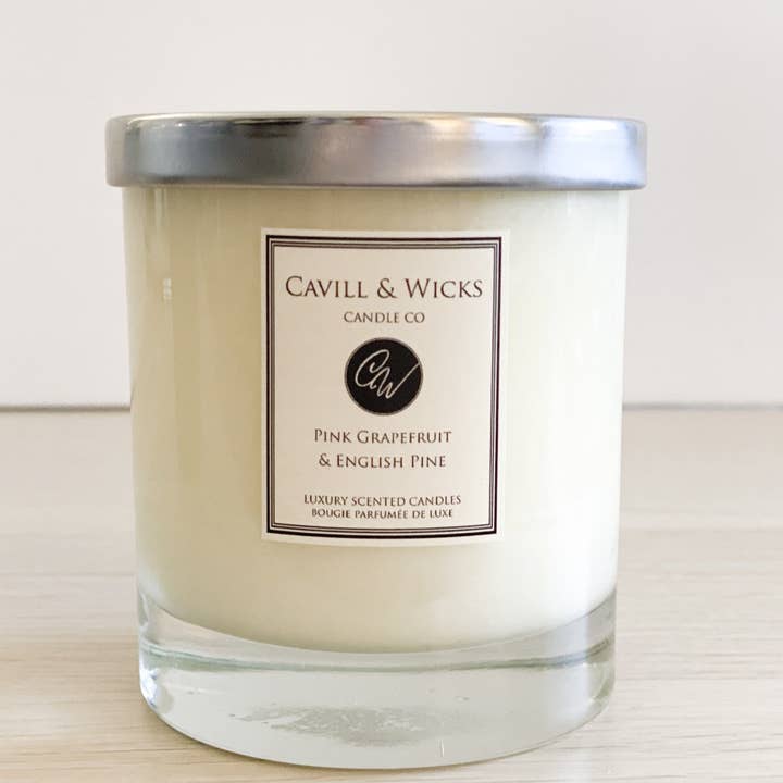 Cavill & Wicks Inc – Engroshandel Glaslys – Pink Grapefrugt & Engelsk Pine 9oz0