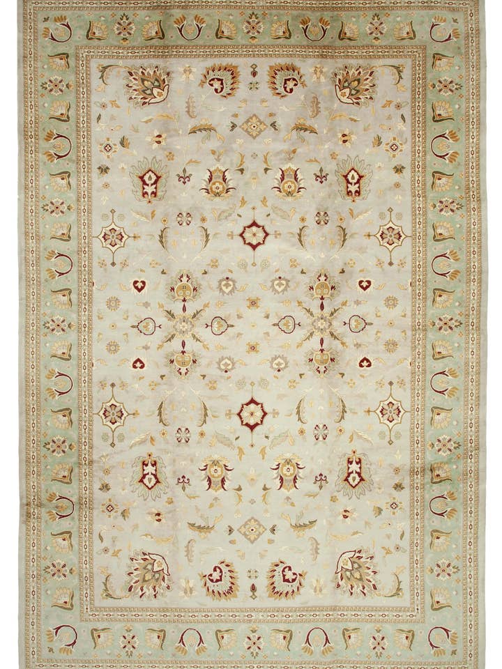 12x18 Beige Oushak Rug - 35979 for wholesale by RUG N CARPET