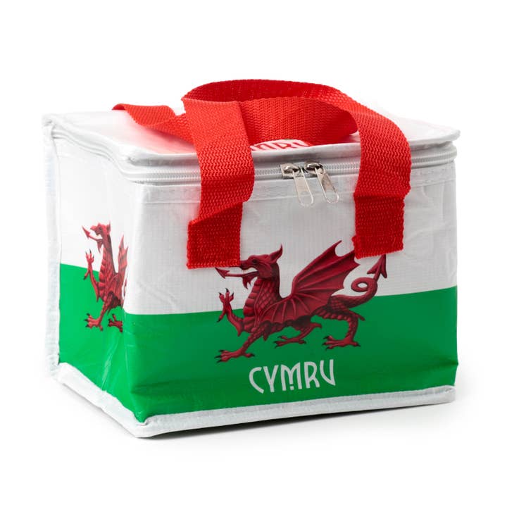 RPET Cool Bag Lunch Bag Welsh Dragon Wales (Cymru) Souvenir for wholesale by MANAV