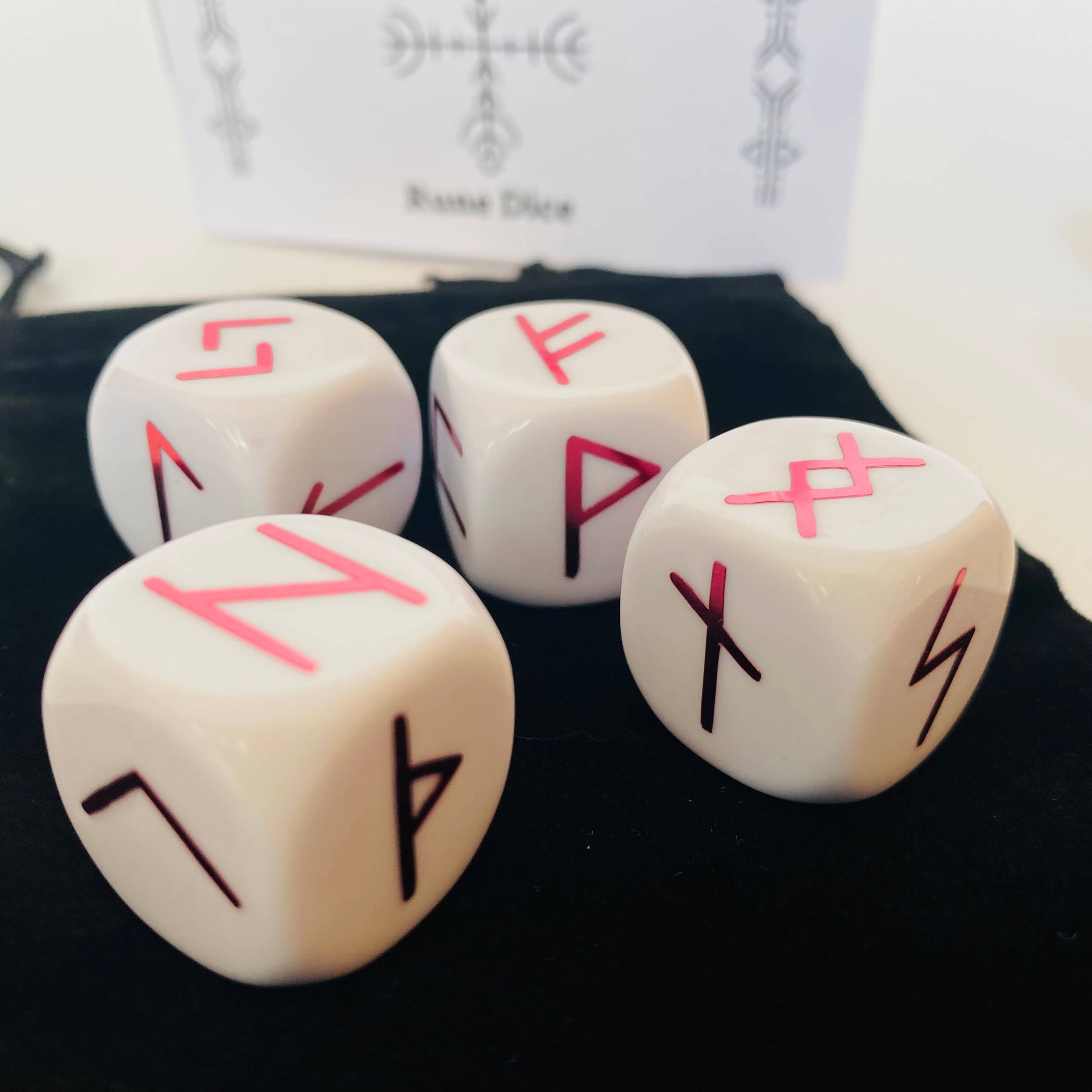 Sacred Moon&Stars – wholesale Dice – Divination Dice Runes3