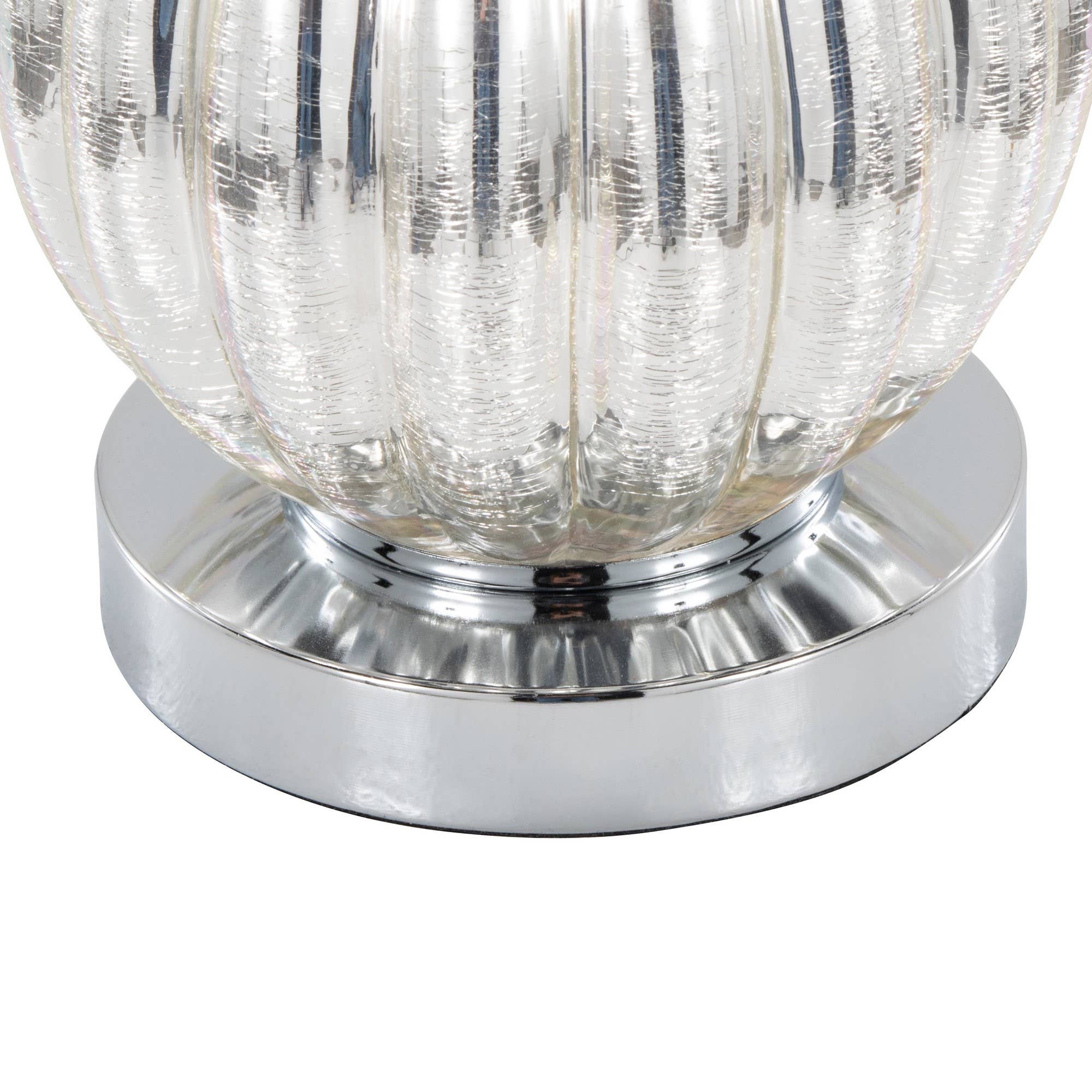 Jenny 27" Table Lamp - Set of 2 in Silver Crackle Glass for wholesale on Faire4