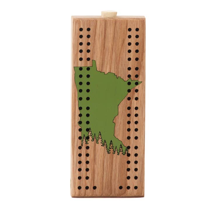 Planche de cribbage de poche Minnesota pour la vente par Sanborn Canoe Co.