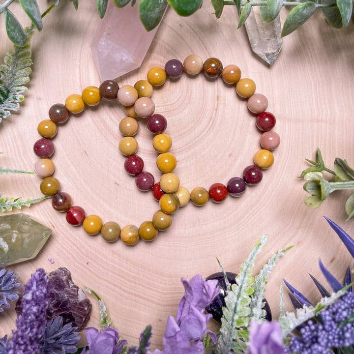8mm Beaded Mookaite Jasper Bracelet and other Purchase Wholesale mookaite jasper. Free Returns & Net 60 Terms on Faire trending on Faire.