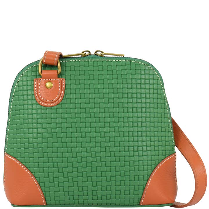 Heritage Leather Small Multi Compartment Zip-Around Organizer - 8109 for wholesale by Anuschka | Vanya Lara (USA)