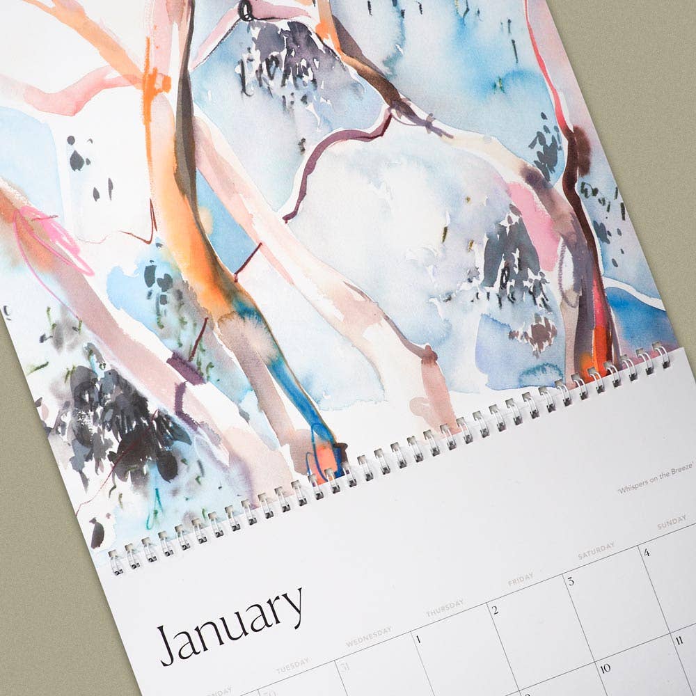 Natalie Martin | Australian Watercolour Artist - Wholesale Calendar - 'The Ties That Bind' 2026 Calendar3