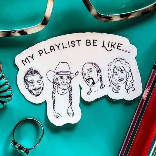 Hank & Scoot - Wholesale Sticker - My Playlist Sticker0