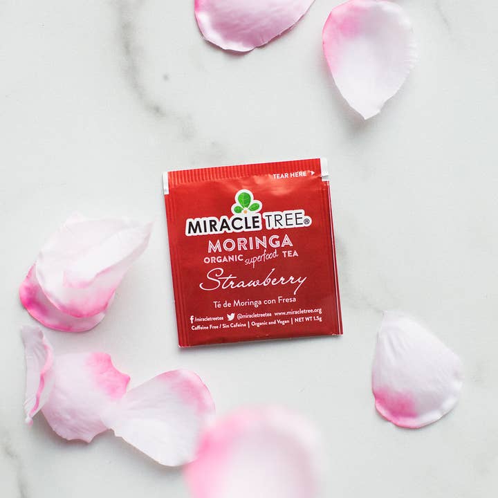 Miracle Tree - Wholesale Tea Bags - Organic Moringa Tea: Strawberry10