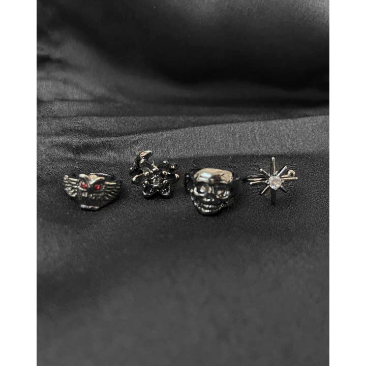 Pamela Mann – wholesale Dangle earrings – Gothic Ear Cuff Set - Clearance
