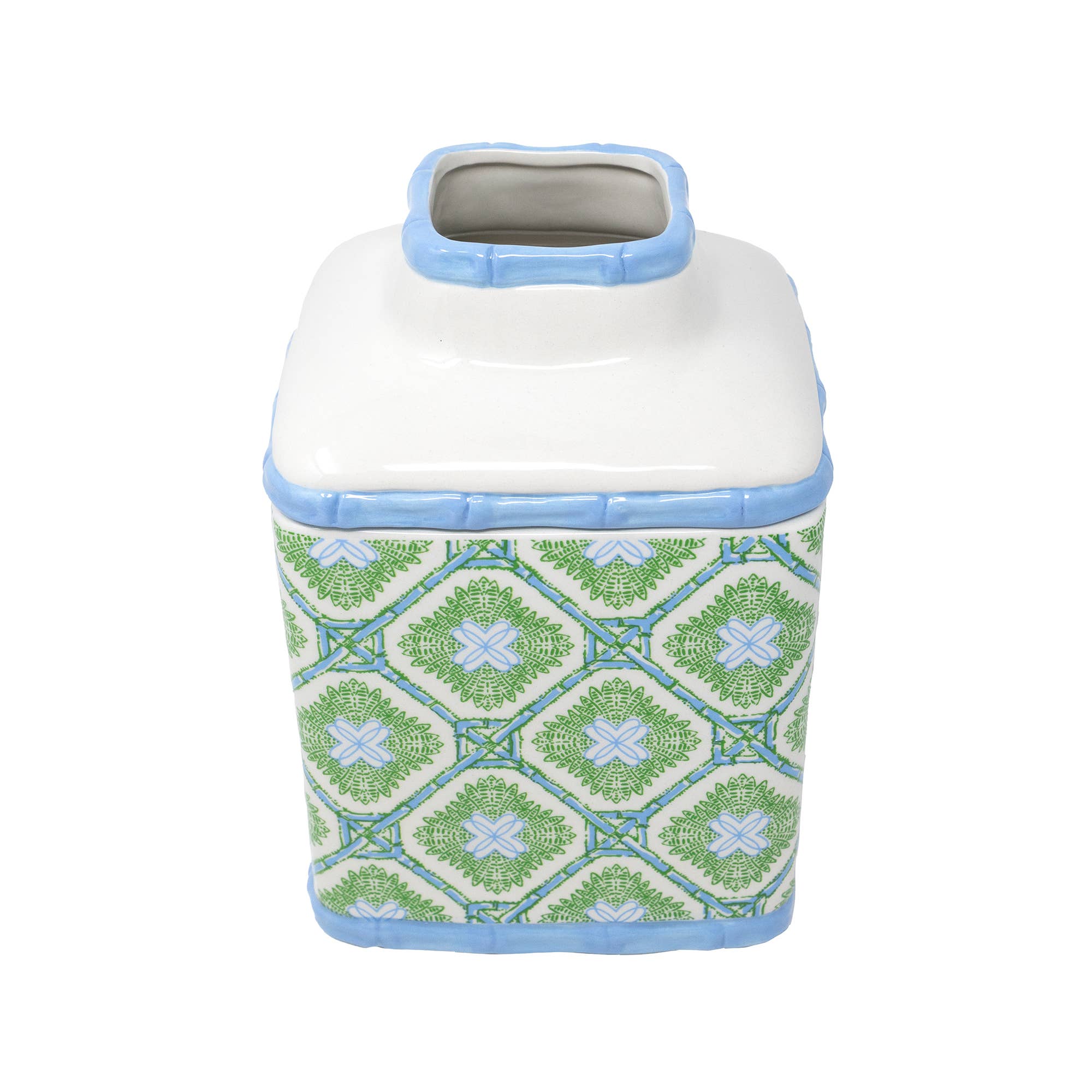 Lilly Pulitzer by Lifeguard Press - Wholesale Tissue Box - Tissue Holder, Bamboo Logo Trellis2