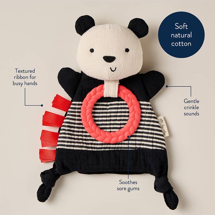 Itzy Ritzy - Wholesale Crinkle Tag Toy - Baby - *NEW* Panda Bitzy Crinkle™4