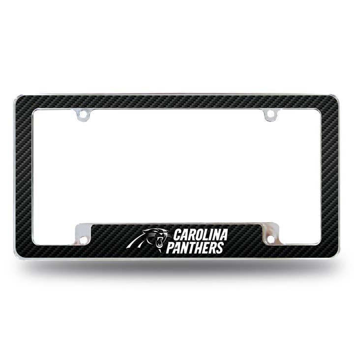 NFL Football Carolina Panthers Black All Over Chrome Frame for wholesale by Rico Industries