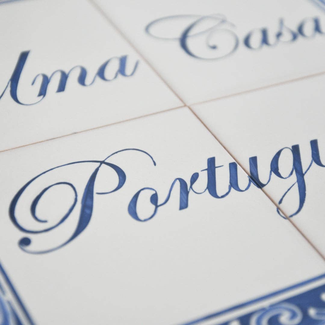 Casa Sofia - Wholesale Muurtegel - Azulejos 'Een Portugees Huis' - Set van 4 handbeschilderde tegels3