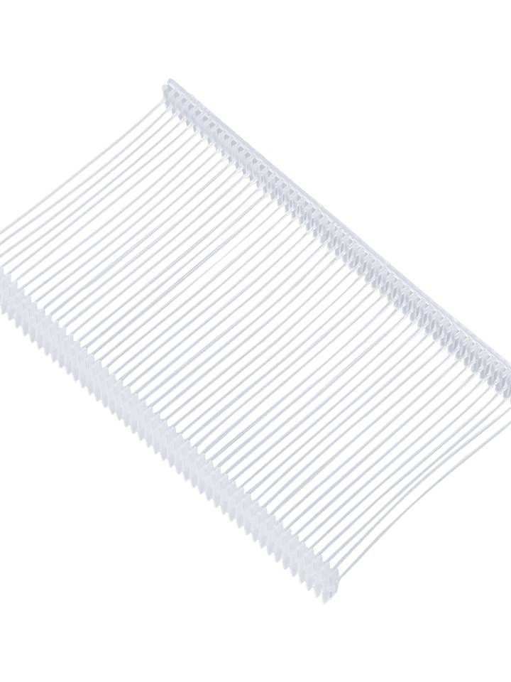 2" Clear Fine Fabric Tagging Fasteners - Carton of 5000 for wholesale by Store Supply Warehouse