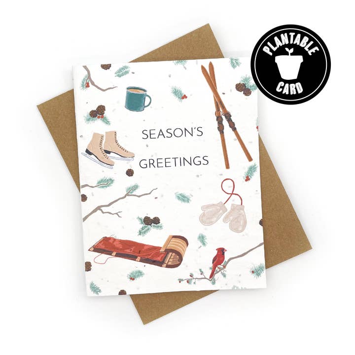 Cartão de saudações da temporada por atacado de Cato & Company