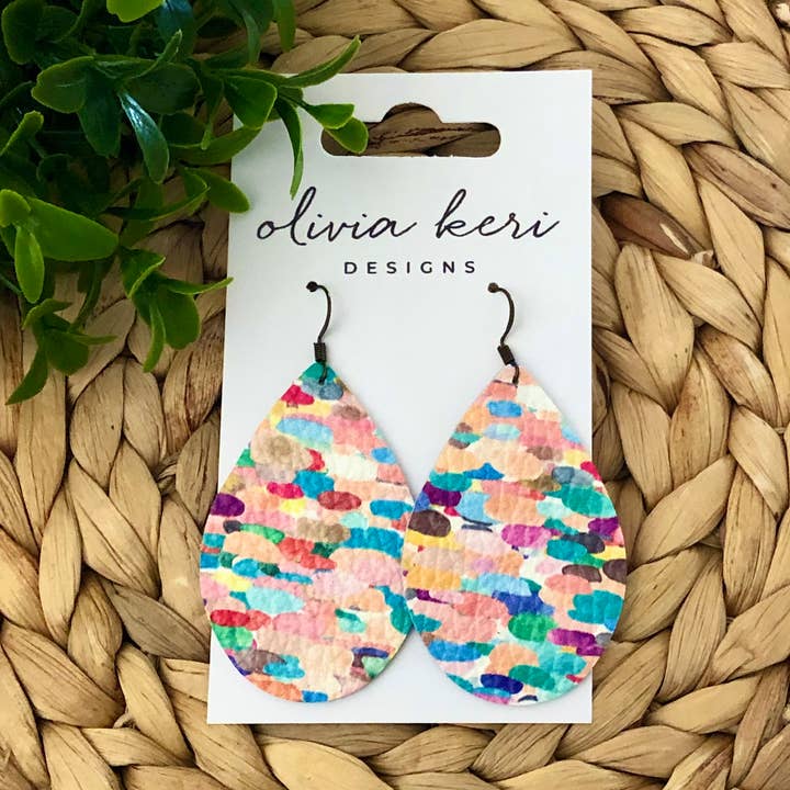 Brittany - Rainbow Confetti for wholesale by Olivia Keri Designs