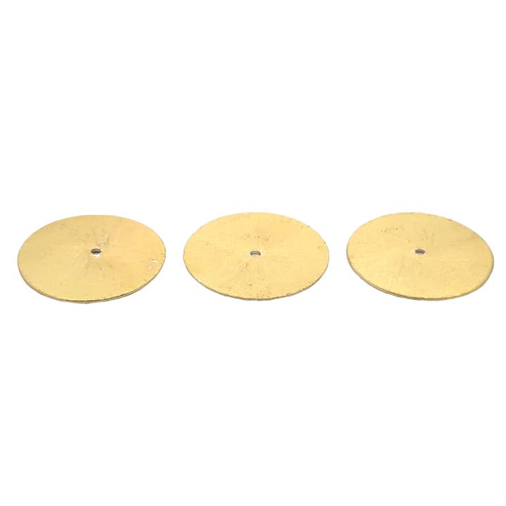 Purity Beads - Wholesale Craft Supplies - Circle with one hole (Gold Plated/Silver Plated) | Purity Beads