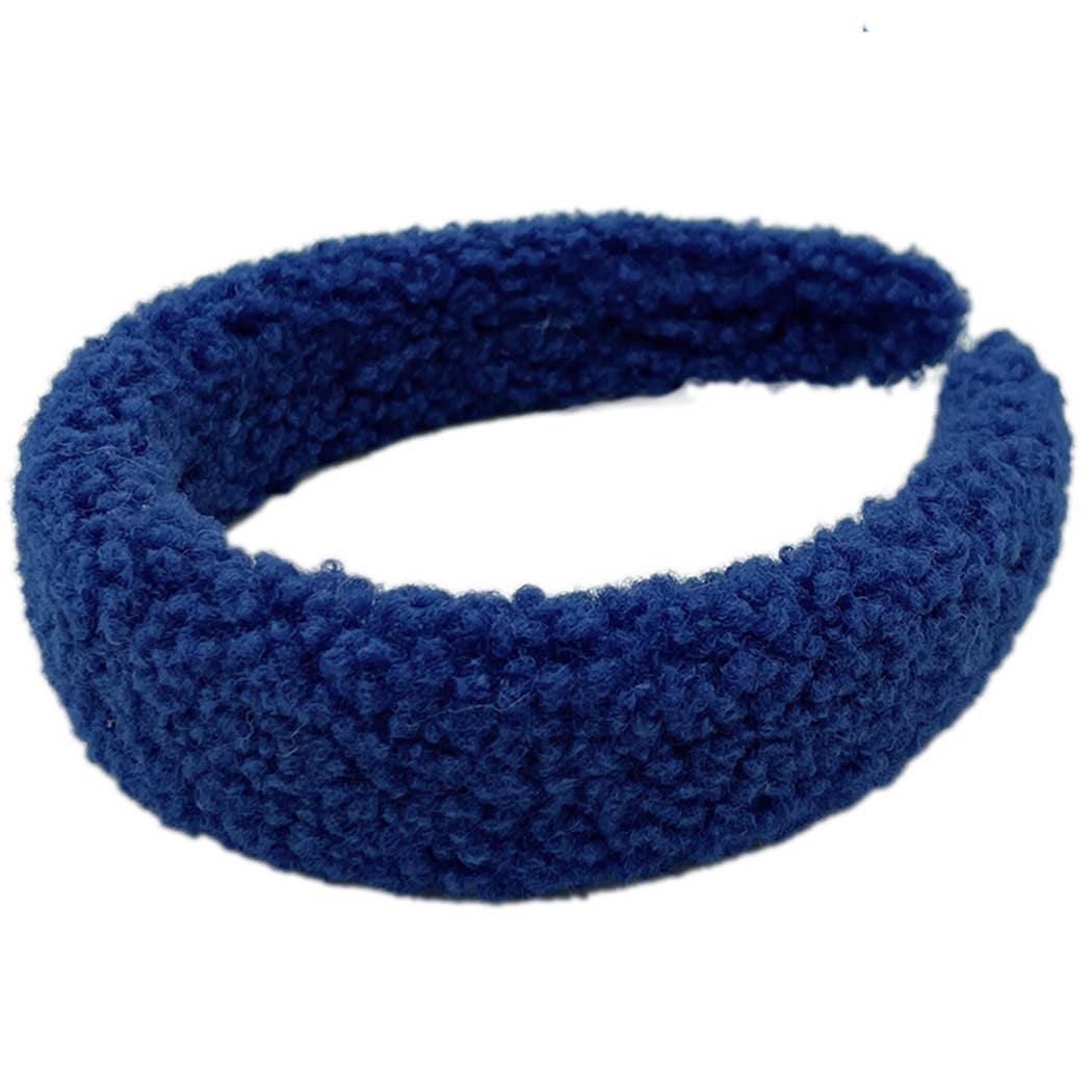 Fashion City – wholesale Pannband - Dam – Solid färg Sherpa pannband2