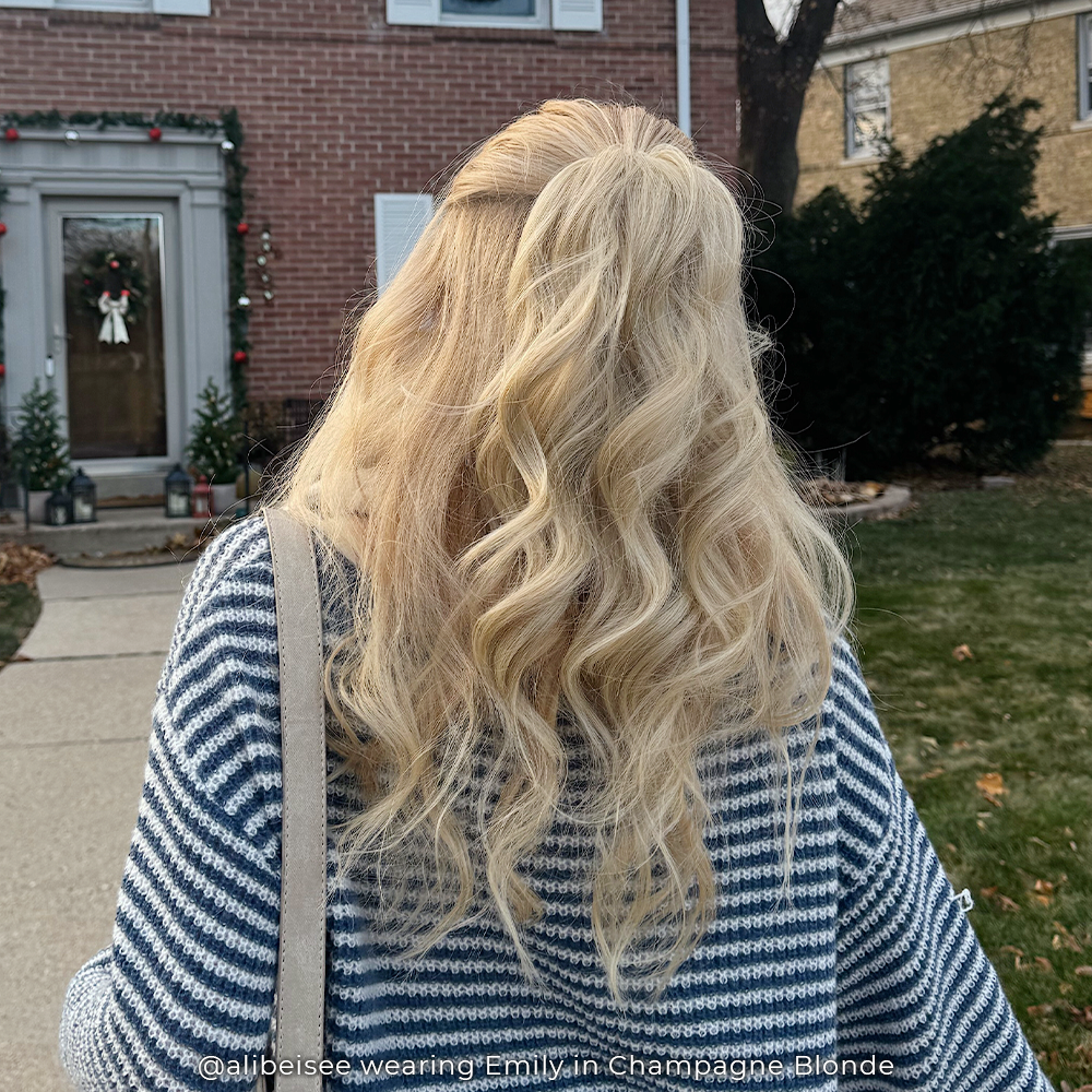 INH Hair - Wholesale Hair Clip - Women's - Emily | Half up Half Down Mini Claw Clip Pony24