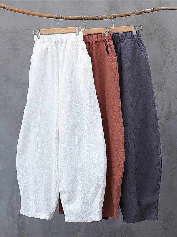 UZ Wholesale Store - Wholesale Pants - Women's - Simple High Waisted Solid Color Wide Leg Pants21