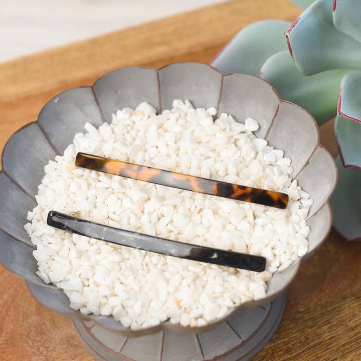 Davey Long Acrylic Barrette for wholesale by Lauren Lane