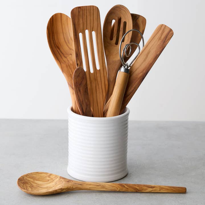 RSVP International - Wholesale Kitchen Spoon - Olive Wood Tasting Spoon1