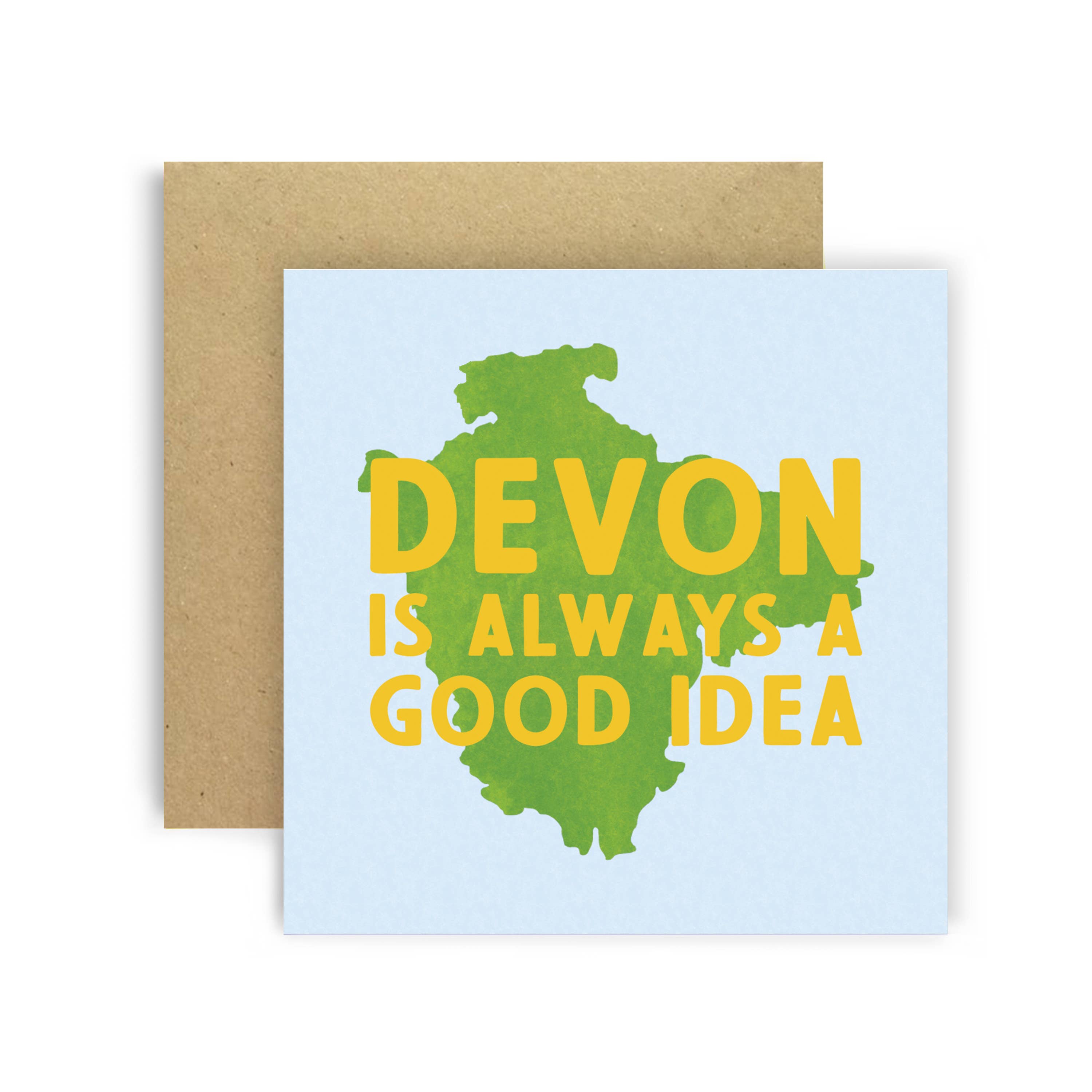 Huxters - Vente Carte de vœux classique - Carte de vœux de Devon – Toujours une bonne idée0