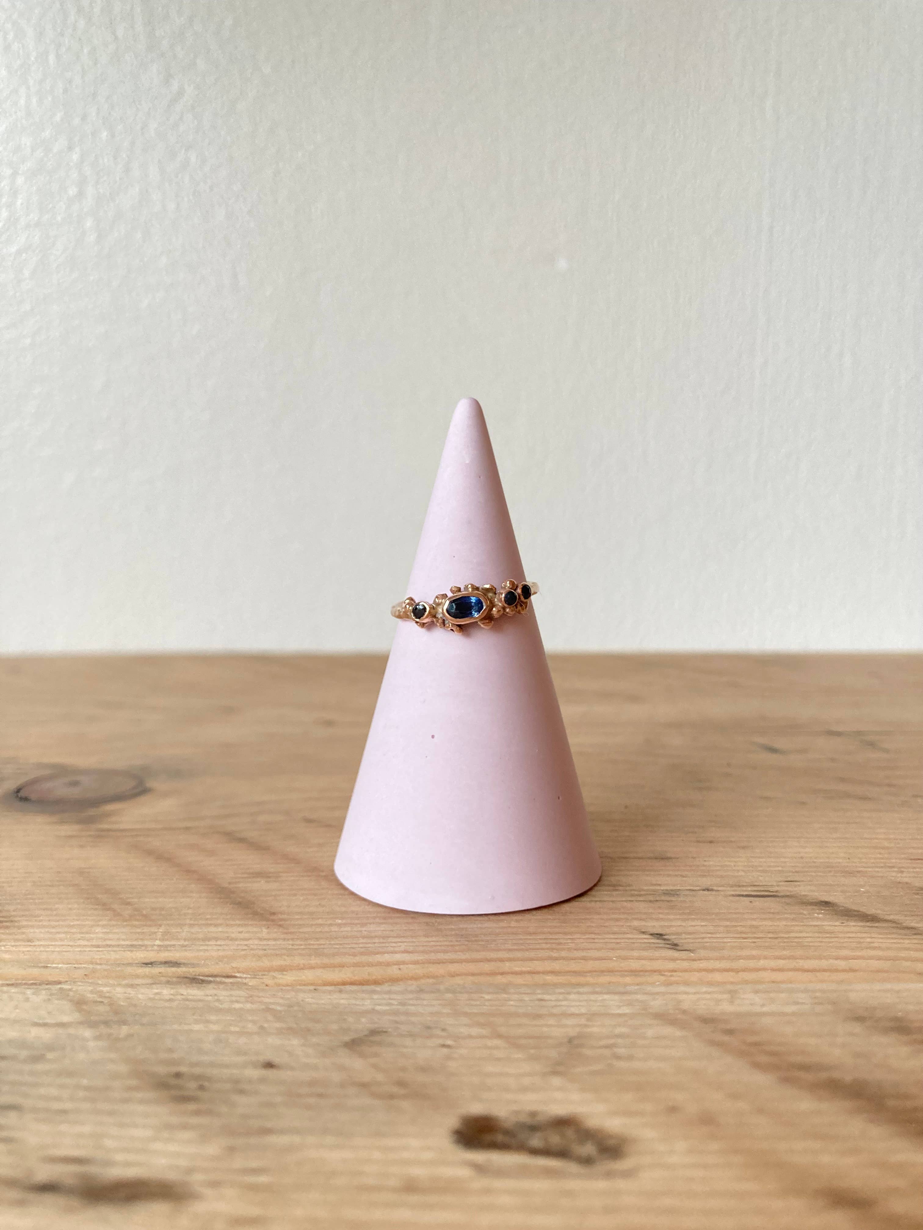 Piece by Jackson - Wholesale Jewelry Stand & Display - Hand Poured Jesmonite Ring Cone Display1