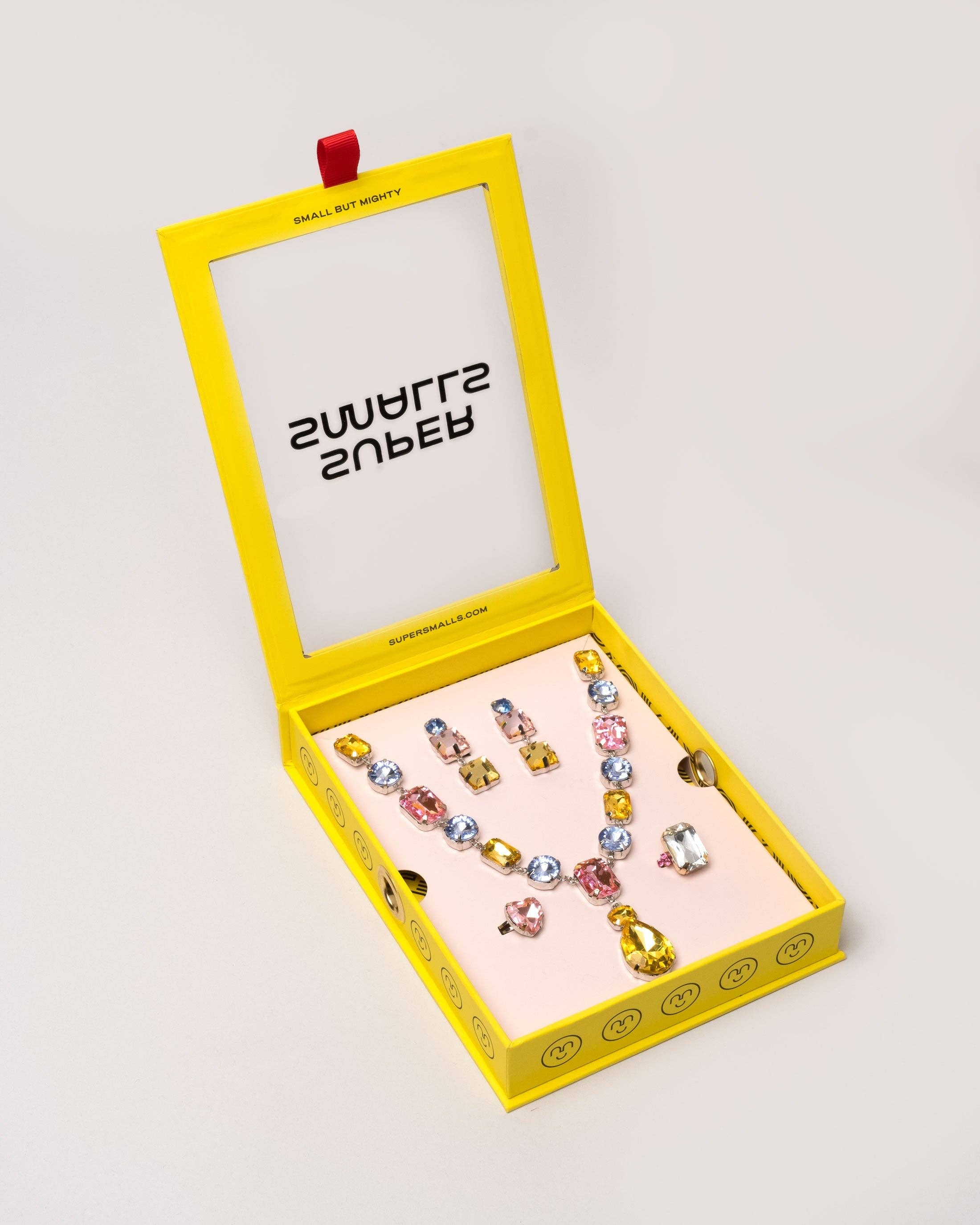 Super Smalls - Wholesale Jewelry Set - Multi-colored Gem Necklace Set