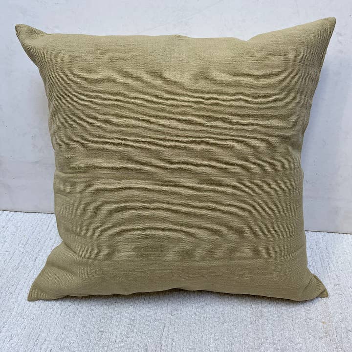 Kissen, gewebt, 45,7 x 45,7 cm, Solid CC Celedon #113 für den Großhandel von natural habitat