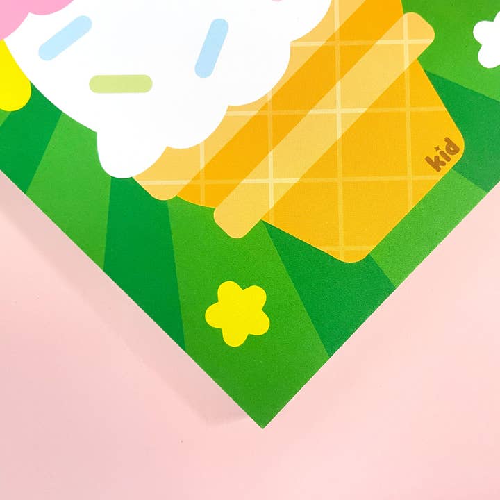 Kidnichols - Wholesale Notepad - Flavor of the Week Notepad | Ice Cream | Kawaii Stationery5