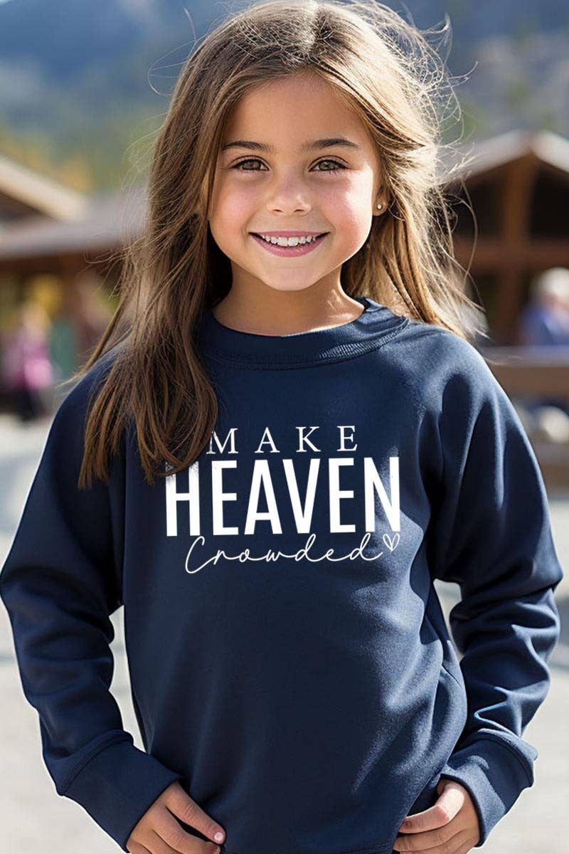 Pink Irene Wholesale - Wholesale Shirt - Women's - Make Heaven Crowded Kids Graphic Sweatshirt5
