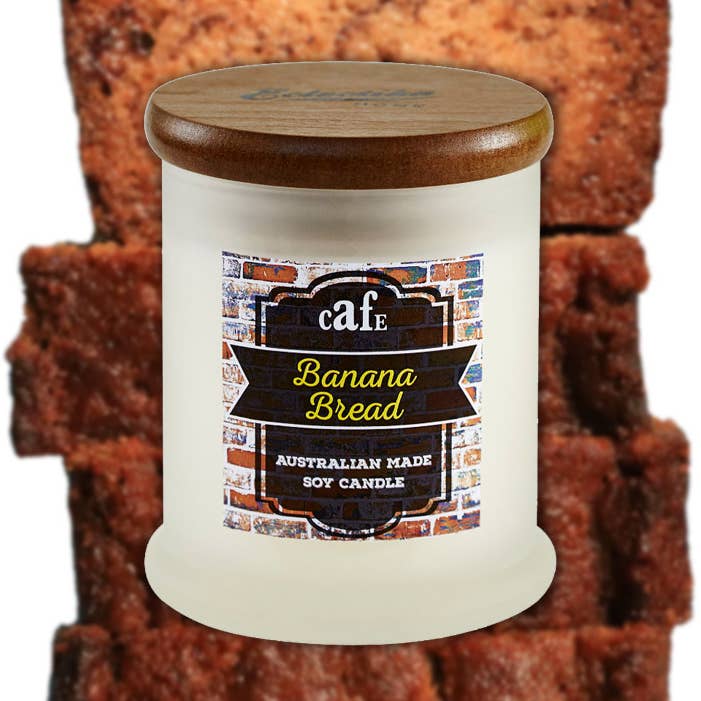 Banana Bread Soy Wax Candle with Free Shipping for wholesale by Eclectika Home