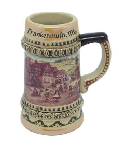 European Heritage Gifts - Wholesale Beer Glass/Mug - German Beer Stein Oktoberfest Village Dancers2