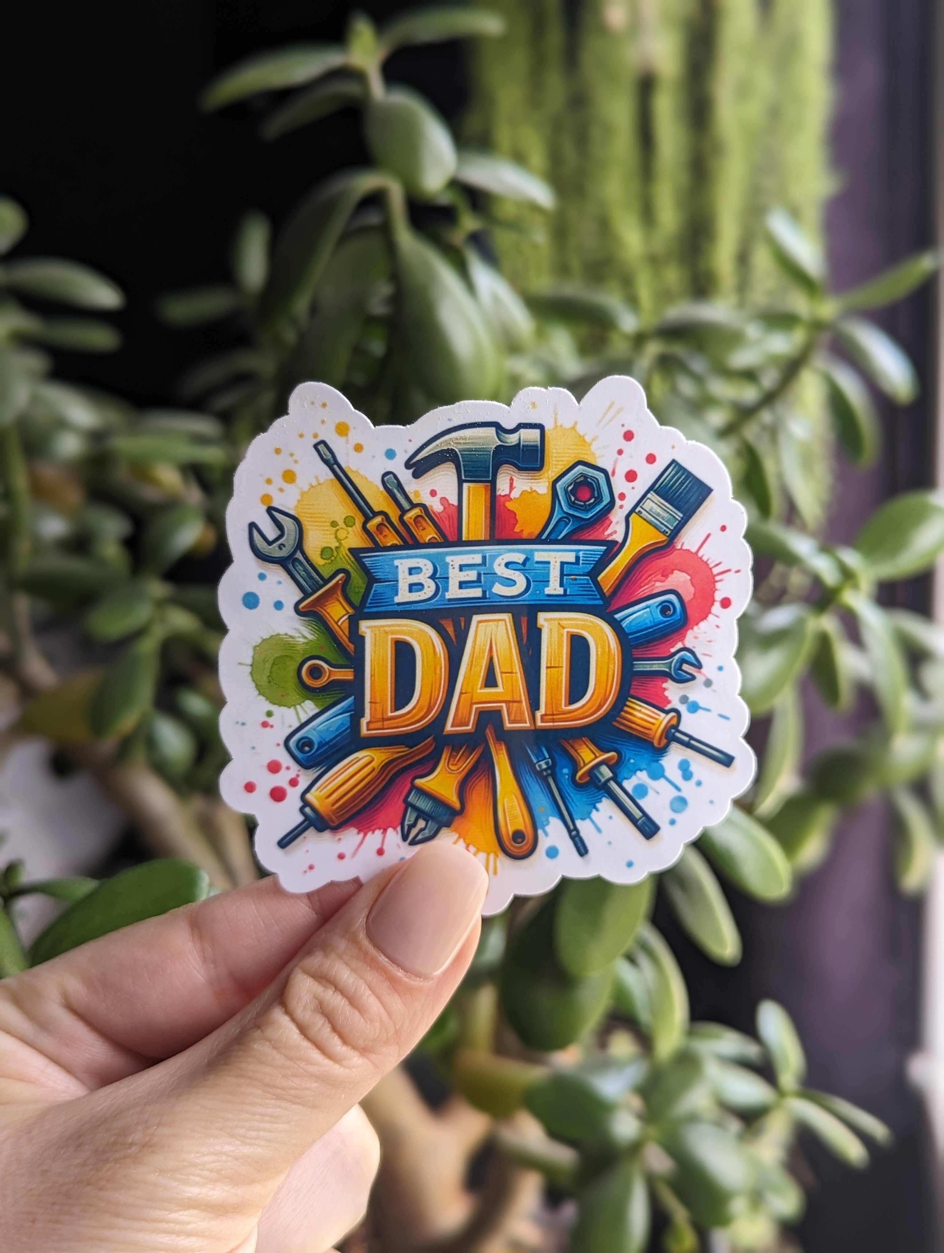 Moonlit Creations - Wholesale Sticker - Best Dad vinyl sticker, Father’s Day gift ideas, dad merch8