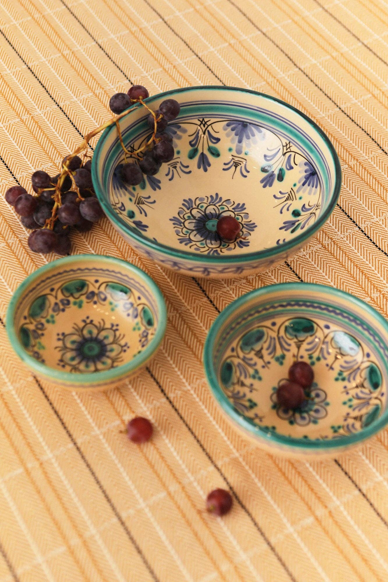 Eturel Madrid - Vente Assiettes/plats/bols de décoration - Ensemble de bols en céramique pont azurin2