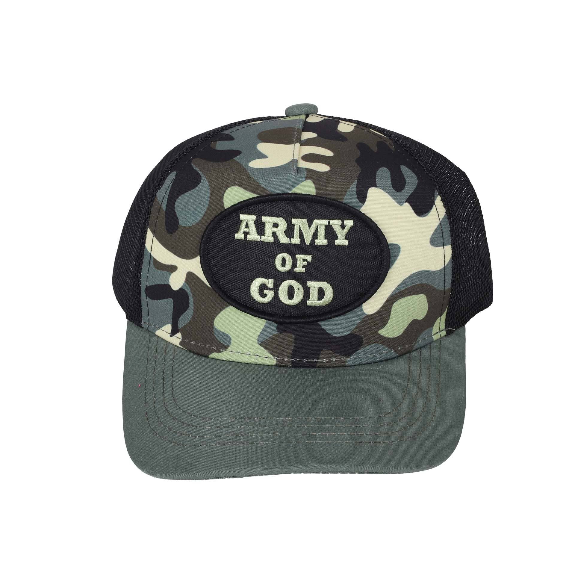 Swanson Christian Products - Wholesale Baseball Cap - Kids - Cap Army Of God Camo Kids2