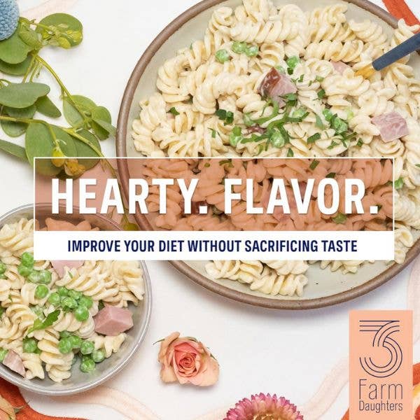 3 Farm Daughters - Wholesale Pasta - High Fiber Rotini - Gut Friendly, Low GI, USA Grown Pasta6