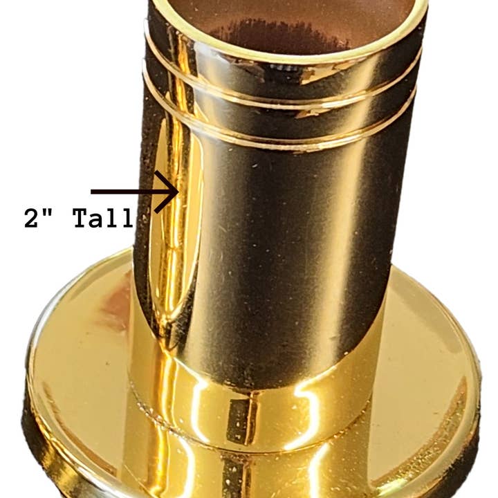 mds – Suporte de vela por atacado – Castiçal de latão. #2224/CS-1