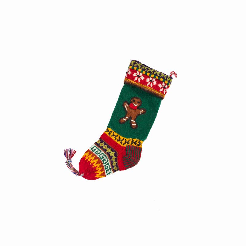 PadmaKnits - Wholesale Holiday Stocking - Gingerbread
