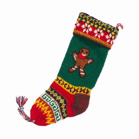 PadmaKnits - Wholesale Holiday Stocking - Gingerbread0