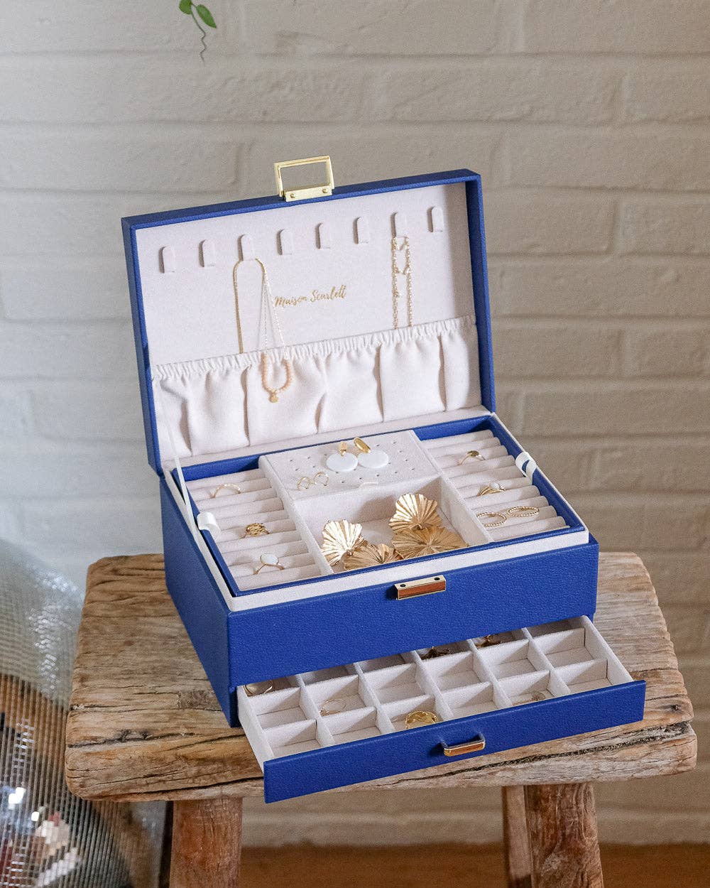 Maison Scarlett - Wholesale Jewelry Box/Organizer - Denise PU leather jewelry box12